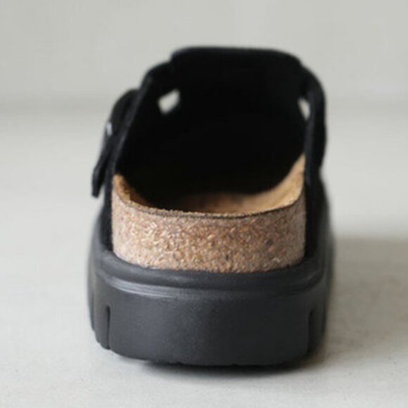 [New Color] Women's Birkenstock "Black" Boston Chunky Clogs - Picture 4 of 6